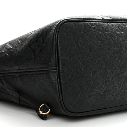 Louis Vuitton Empreinte Monogram Giant Neverfull MM Black 10 of 11
