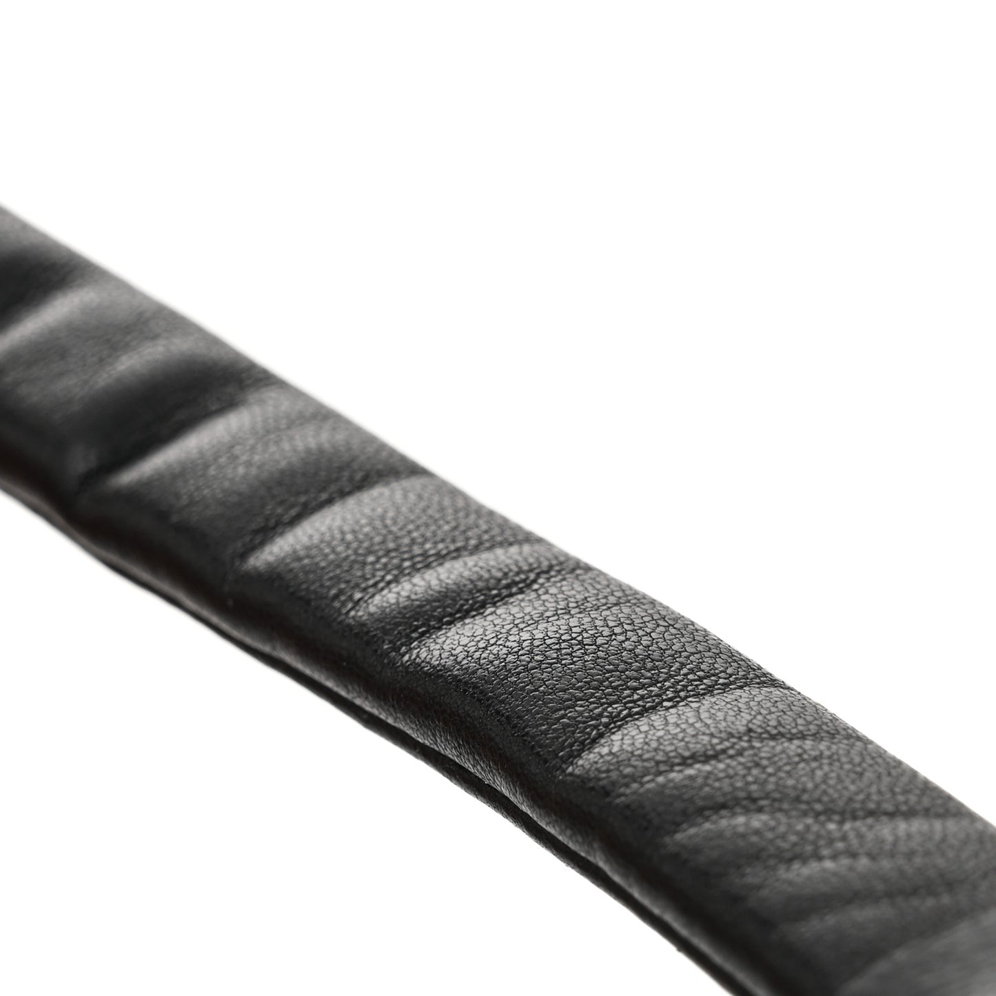 Crumpled Lambskin Quilted Small CC Links Shoulder Bag Black