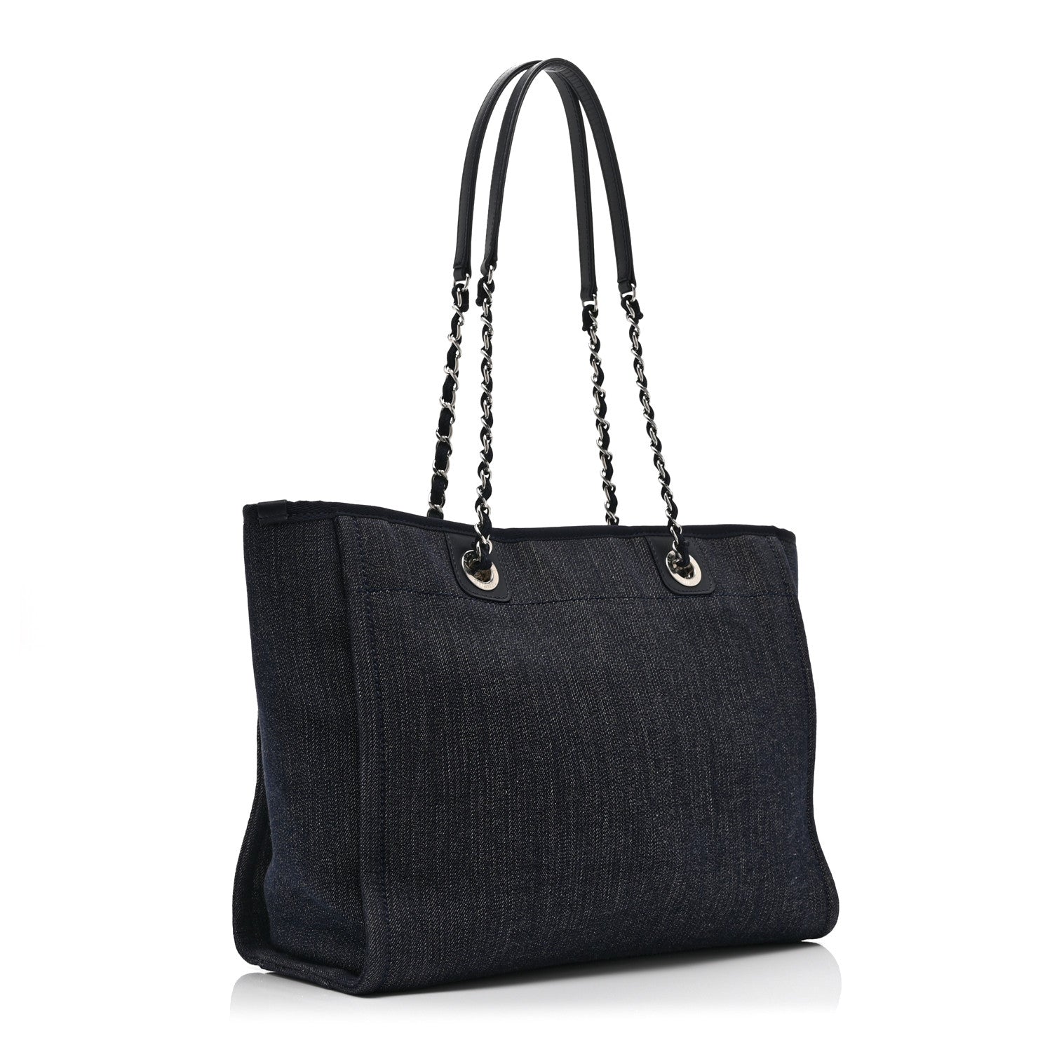 Chanel Denim Small Deauville Tote Blue Orange 1844428 – FASHIONPHILE