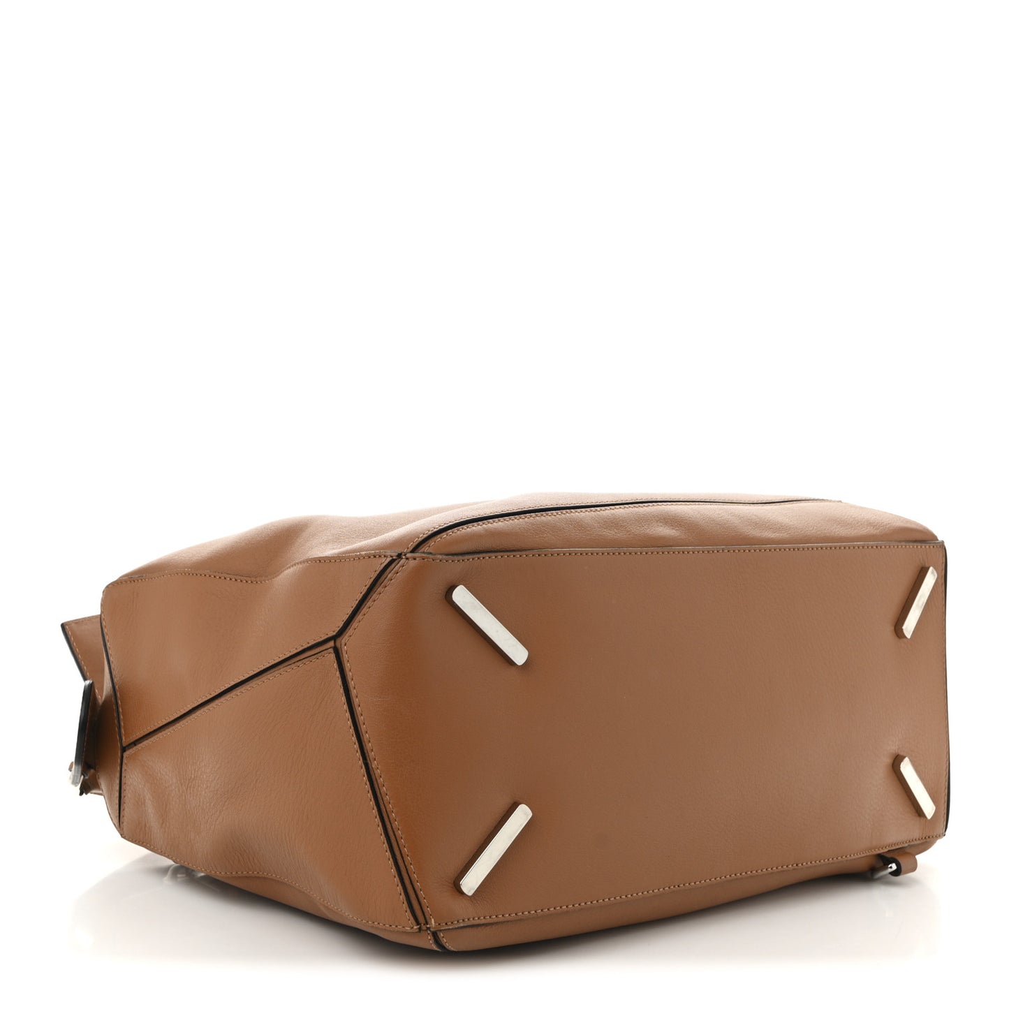 Calfskin Large Puzzle Bag Tan