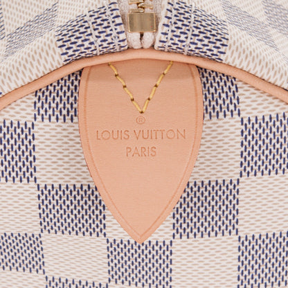 Louis Vuitton Damier Azur Speedy 30 6 of 8