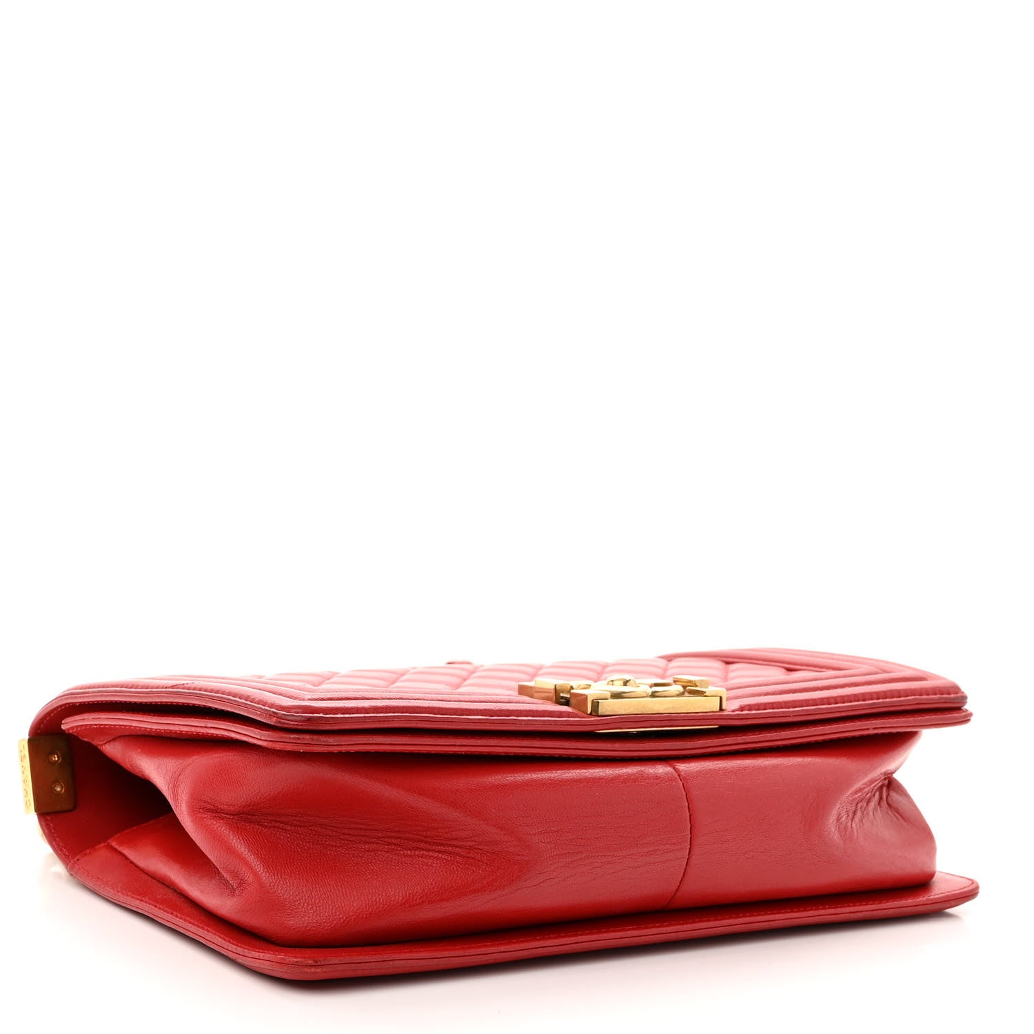 Chanel Calfskin Quilted Medium Boy Flap Red 4 of 10