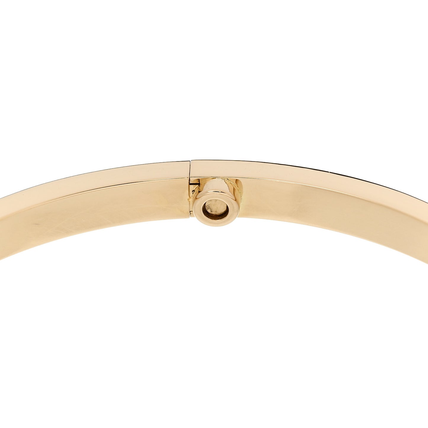 18K Yellow Gold 6 Diamond Small LOVE Bracelet 18