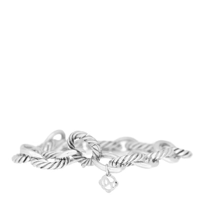 David Yurman Sterling Silver 12mm Large Oval Link Bracelet 3 of 5