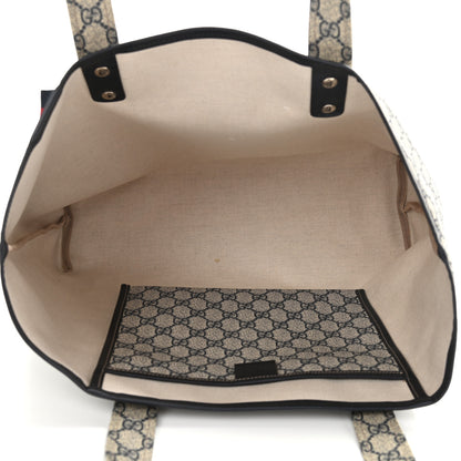 Gucci GG Plus Monogram Medium Signature Web Loop Tote Navy 5 of 10