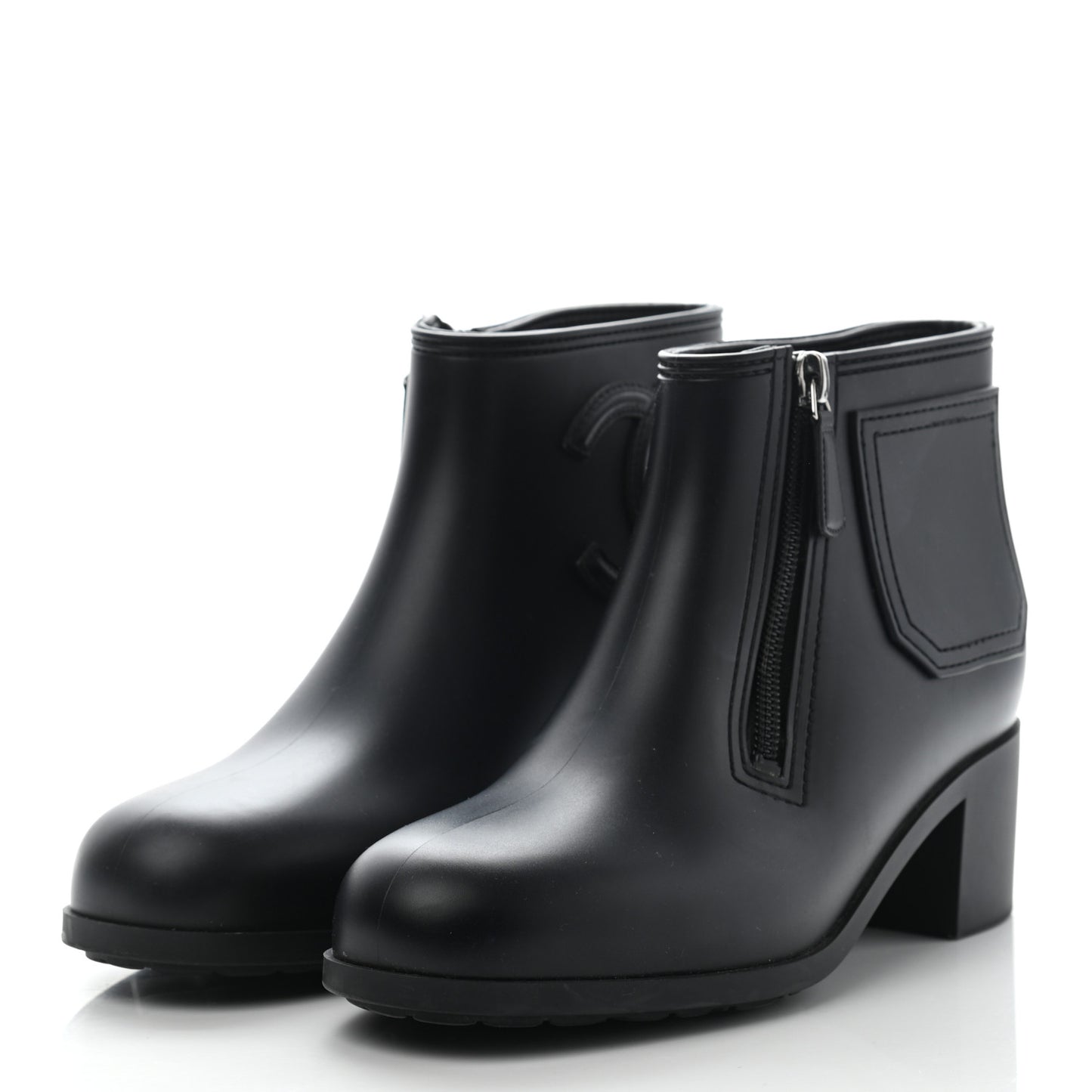 PVC CC Short Boots 36 Black