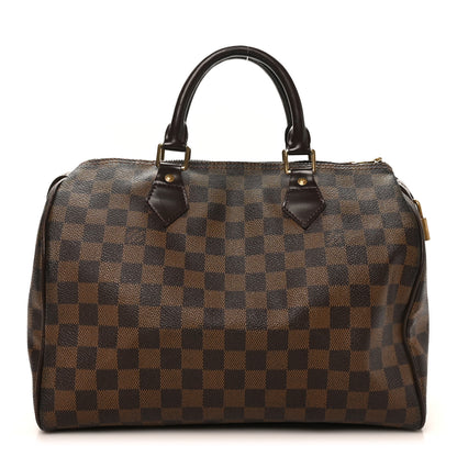 Louis Vuitton Damier Ebene Speedy 30 1 of 10