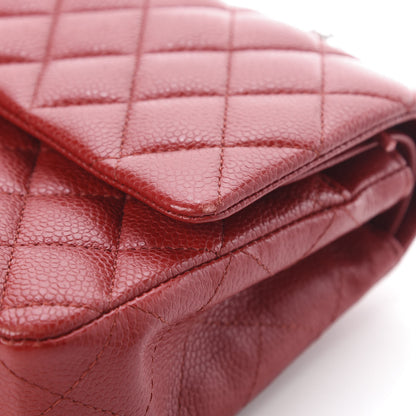 Chanel Caviar Quilted Medium Double Flap Red 11 of 12