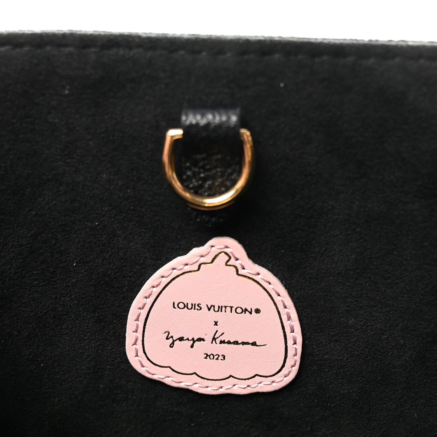LV X YK Empreinte Inlaid Kusama Flowers Onthego MM Black