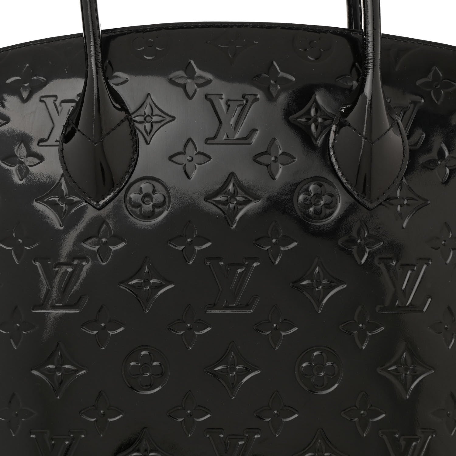 Louis Vuitton Vernis Lockit PM Black 7 of 11