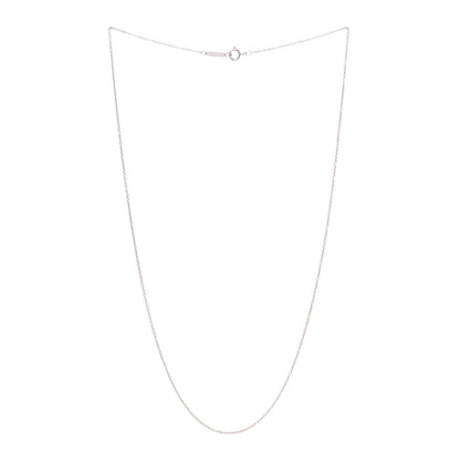 Tiffany Platinum Chain Necklace 18" 3 of 5