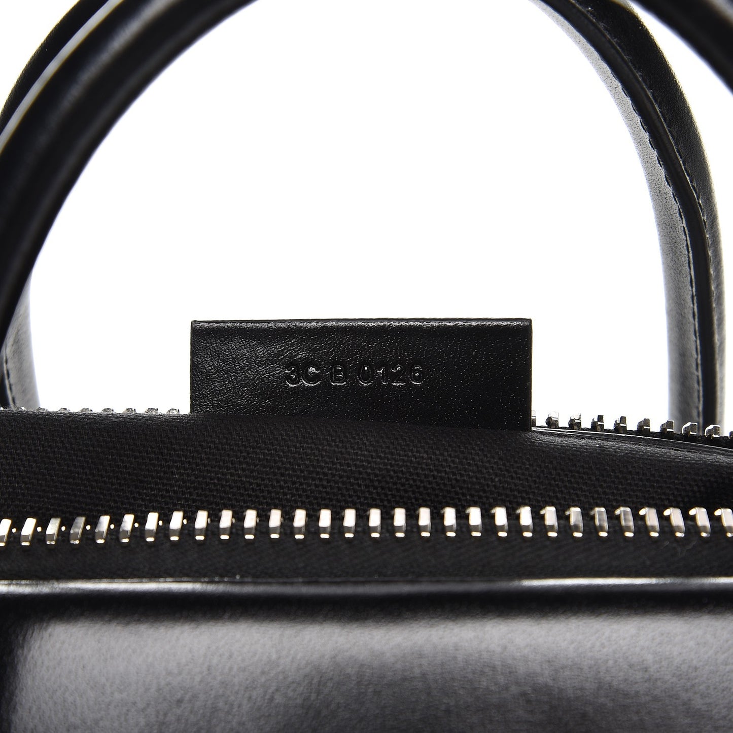 Shiny Lord Calfskin Medium Antigona Black