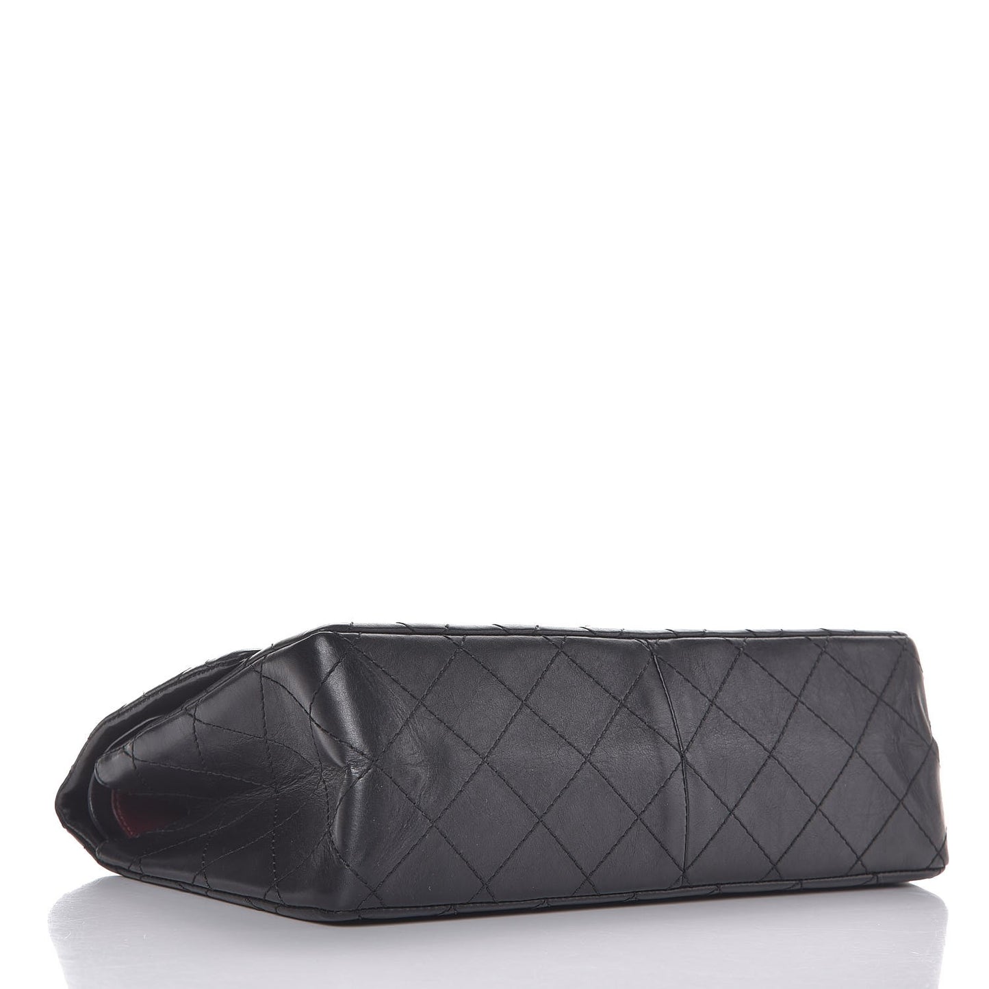 Aged Calfskin Quilted 2.55 Reissue 226 Flap Black