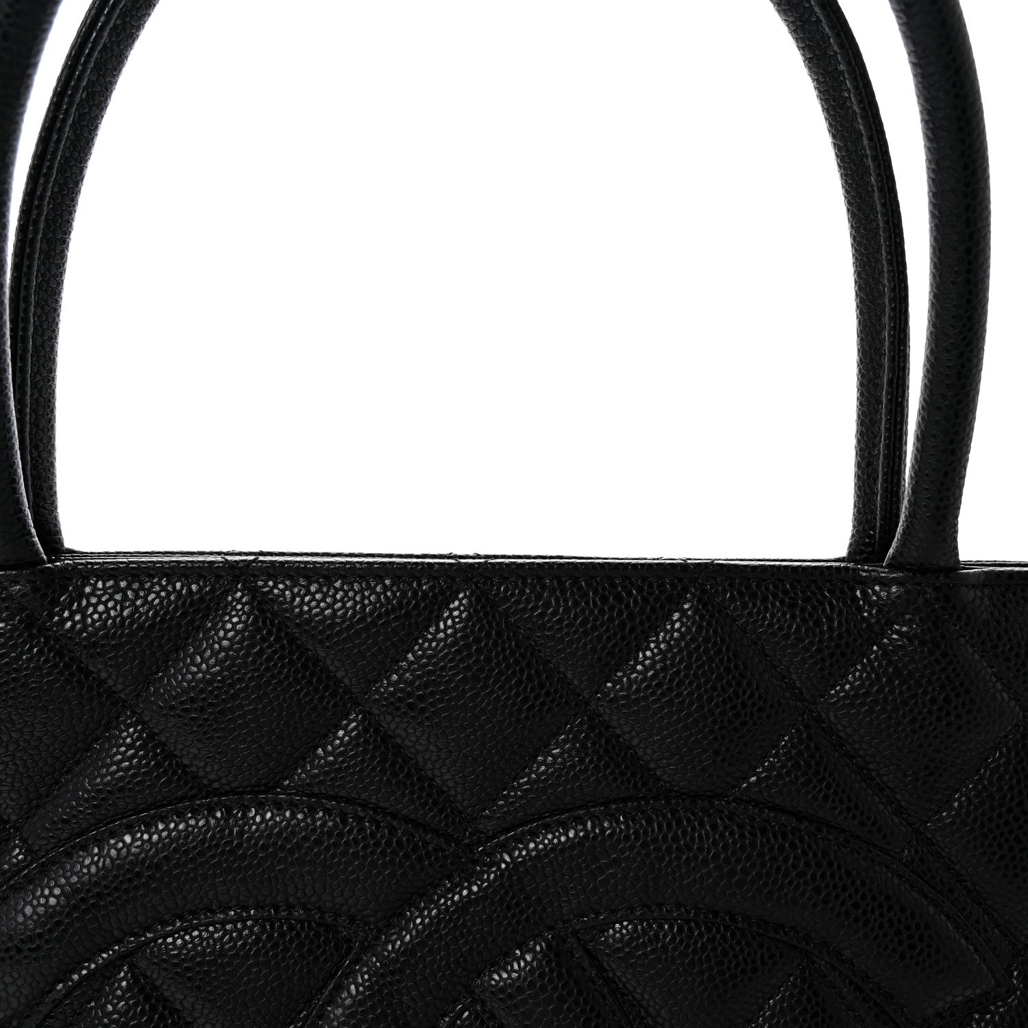 Chanel Caviar Quilted Medallion Tote Black 7 of 9