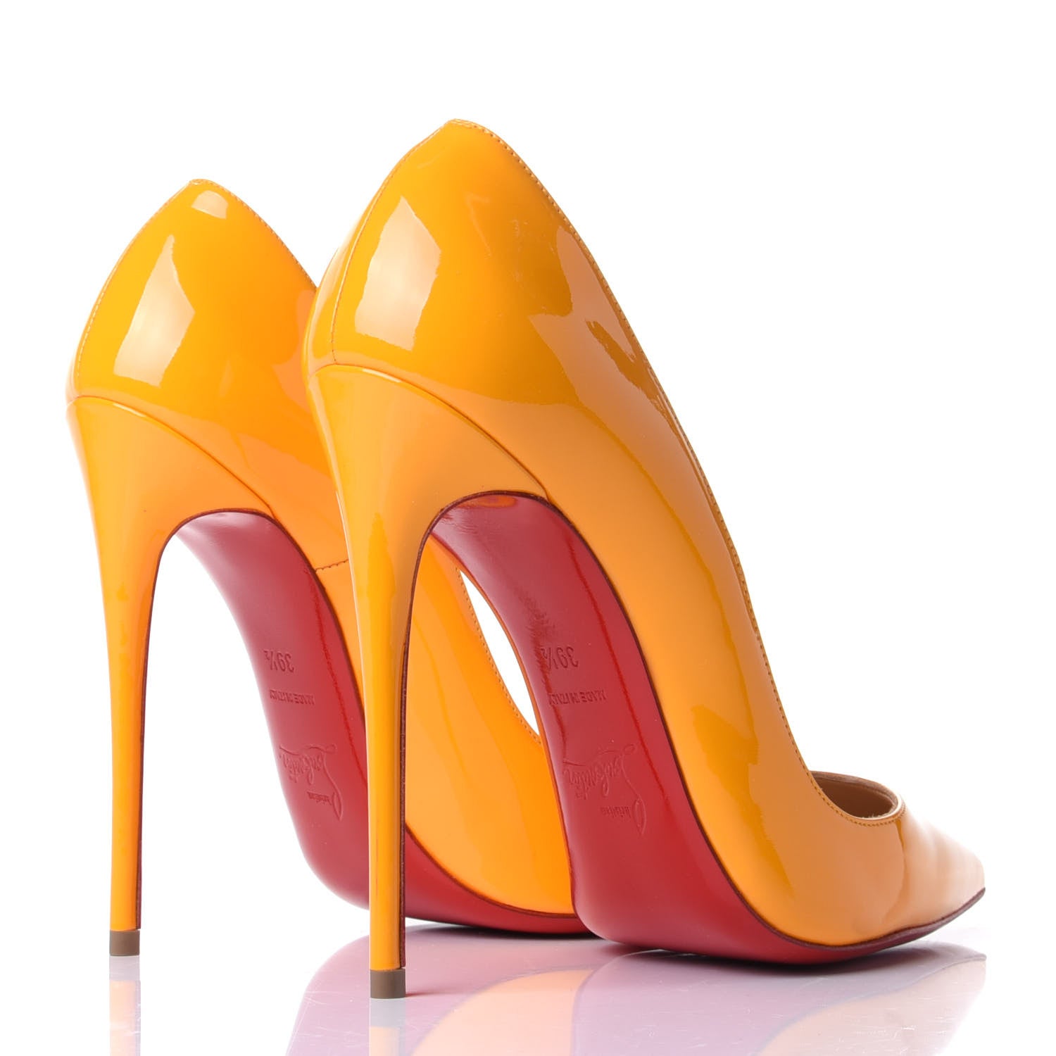 Christian Louboutin Patent So Kate 120 Pumps 39.5 Full Moon 4 of 10