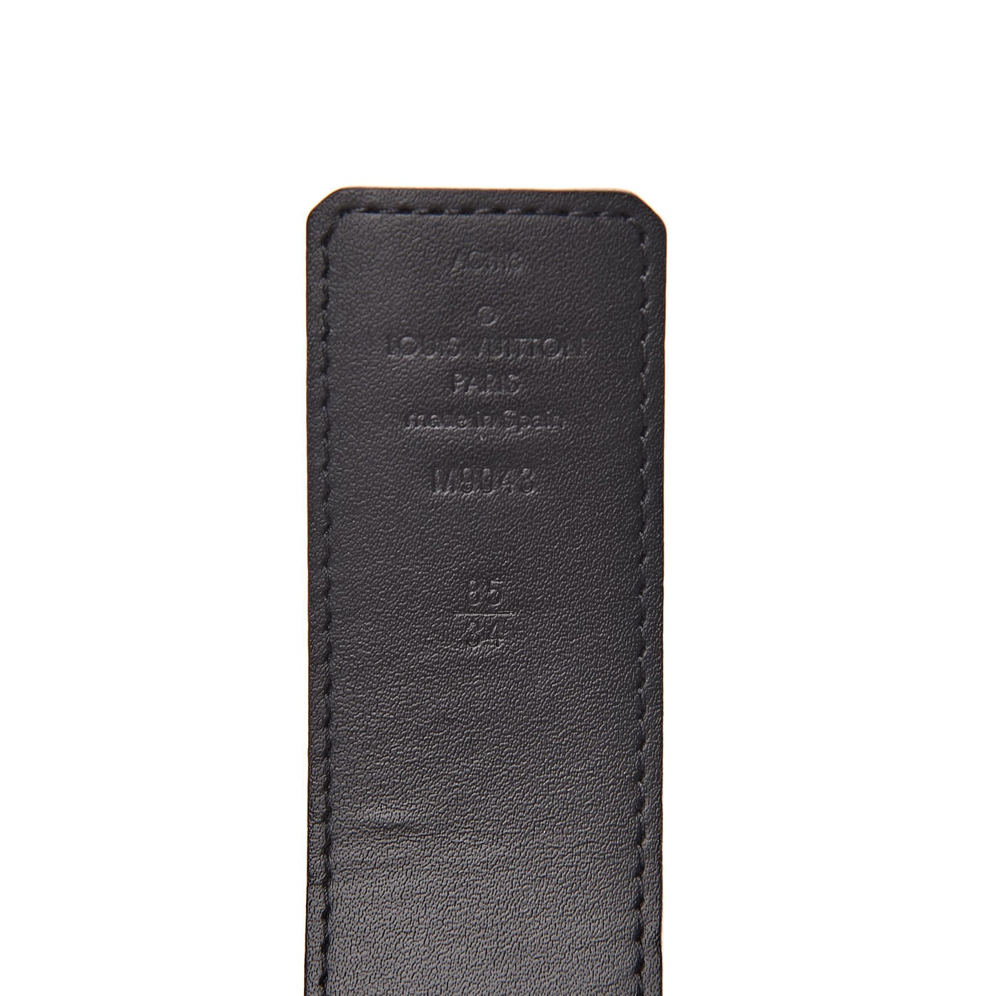 Monogram Eclipse Taigarama 40mm LV Initiales Reversible Belt 85 34 Black