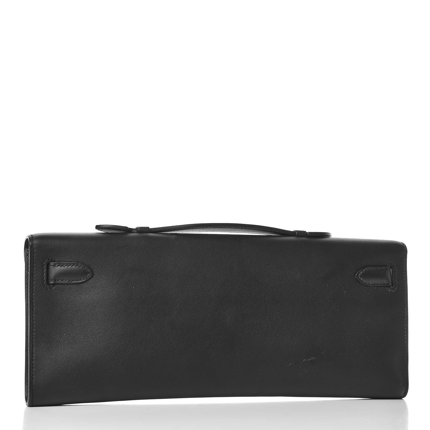 Hermes Swift Kelly Cut Clutch Pochette Black 3 of 12