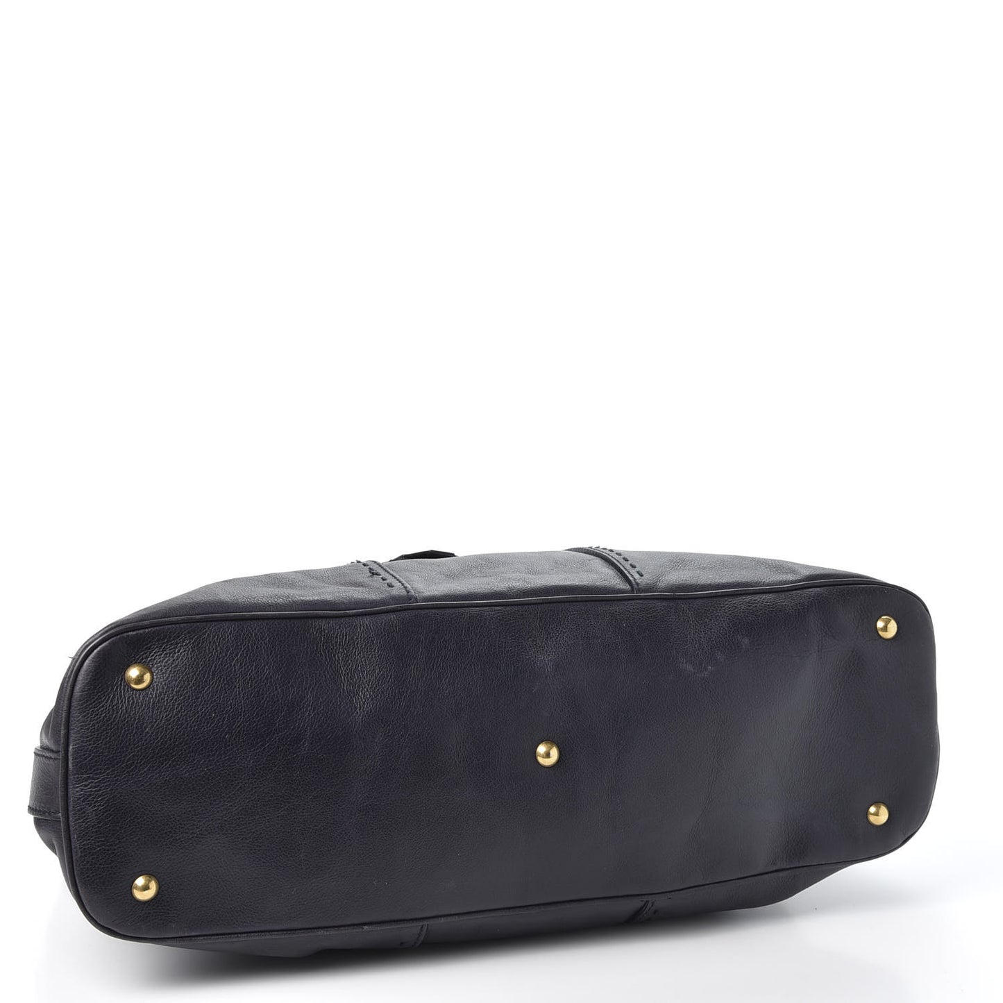 Calfskin Oversized Muse Dark Purple