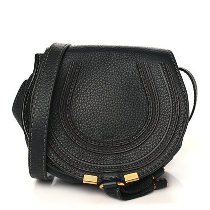 Chloe Calfskin Mini Marcie Round Crossbody Bag Black 1 of 9