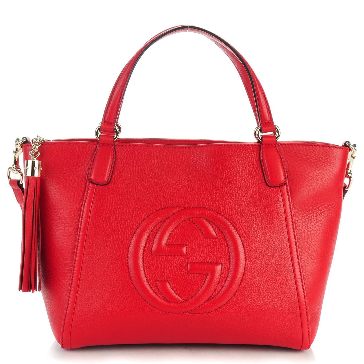 Cellarius Calfskin Small Soho Top Handle Bag Tobasco