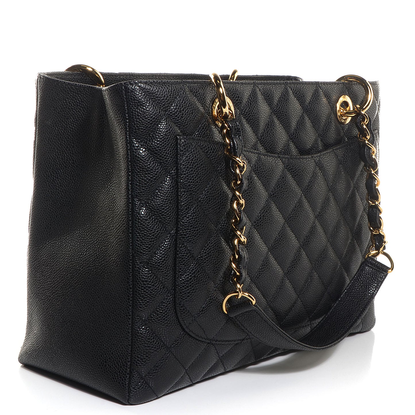 Caviar Grand Shopping Tote GST Black