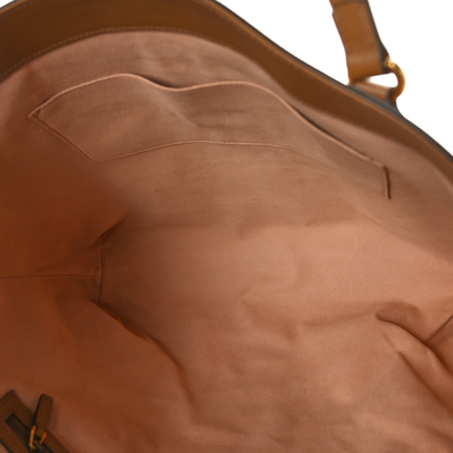 New Sakai Calfskin Lux Web Medium Dahlia Tote Quarz Beige