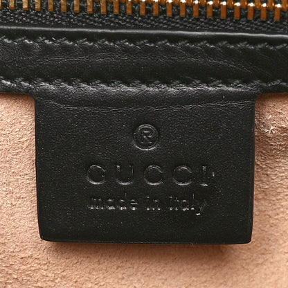 Gucci Guccissima Medium Padlock Shoulder Bag Black 6 of 10