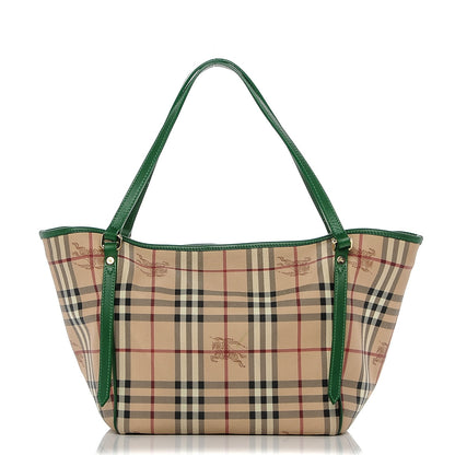Burberry Haymarket Check Small Canterbury Tote Pine 1 of 8