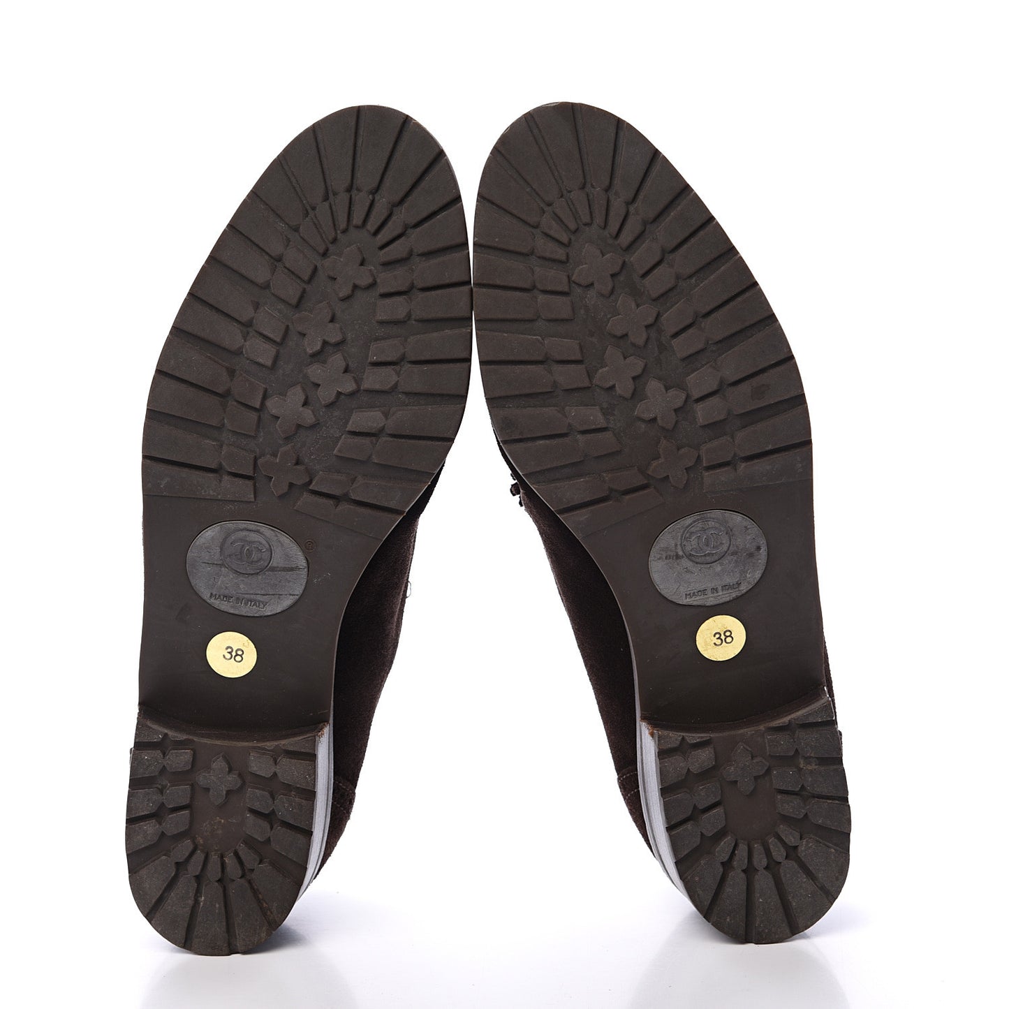 Suede CC Lace Up Oxford 38 Brown