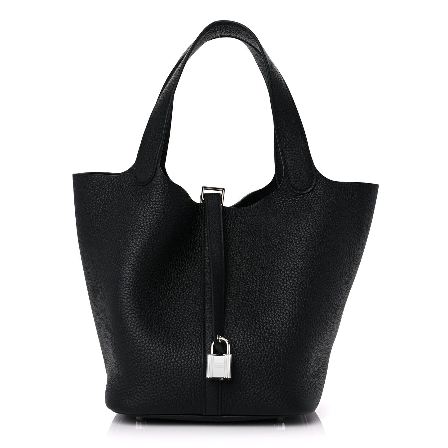 Taurillon Clemence Picotin Lock 22 MM Black