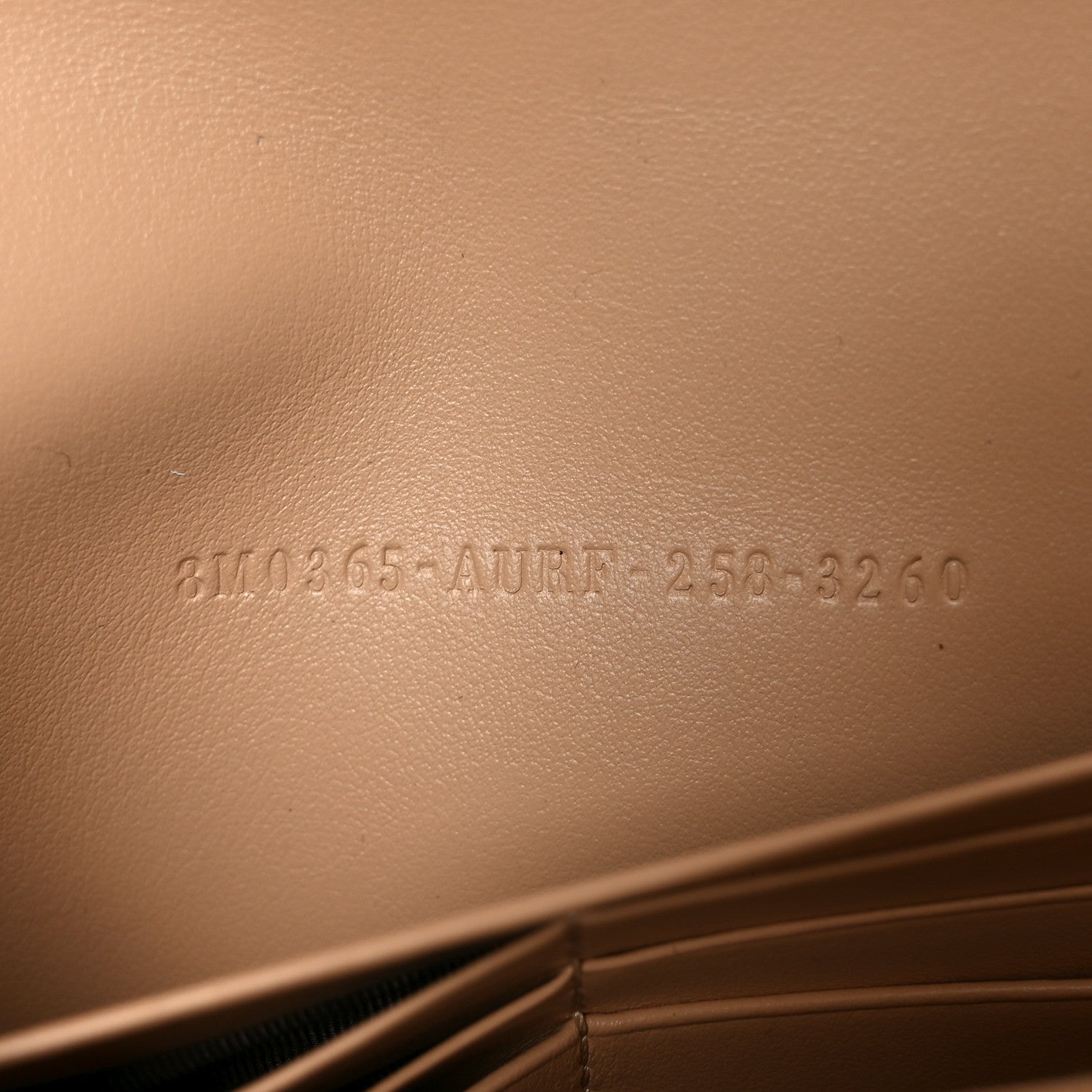 Fendi Fabric Jacquard FF 1974 Bouquet Print Continental Wallet On Chain Gold Tobacco Brown 7 of 11