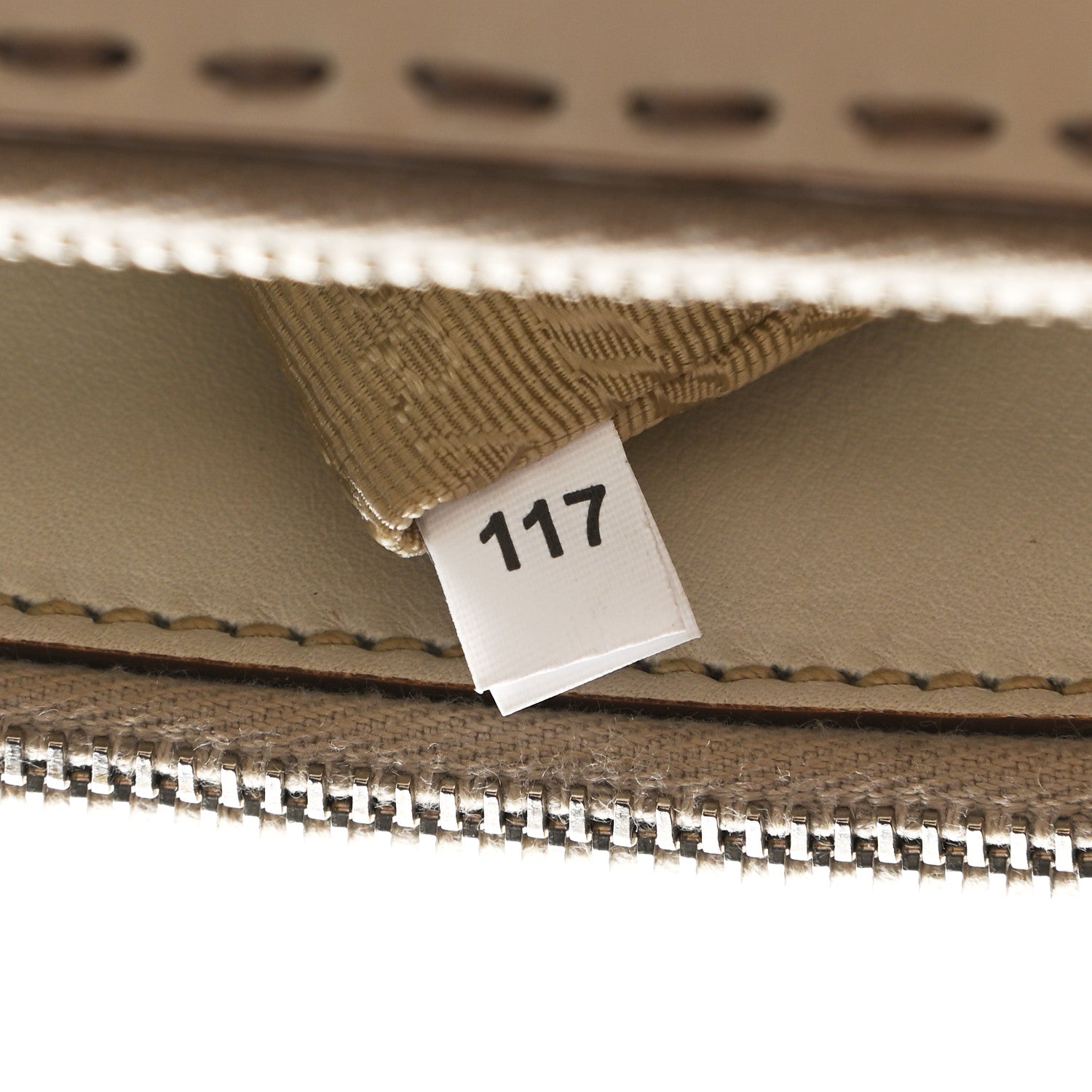 Prada City Calf Hand Stitched Small Galleria Double Zip Tote Talco 13 of 19