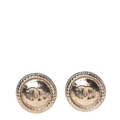 Chanel Medallion CC Earrings Gold 1 of 6