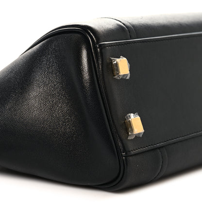 Celine Supple Shiny Lambskin Little New Luggage Black 8 of 9