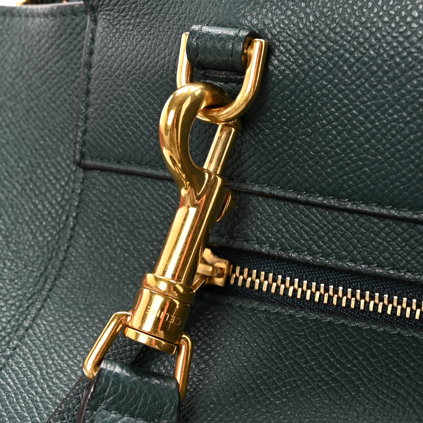 Grained Calfskin Micro Belt Bag Amazone