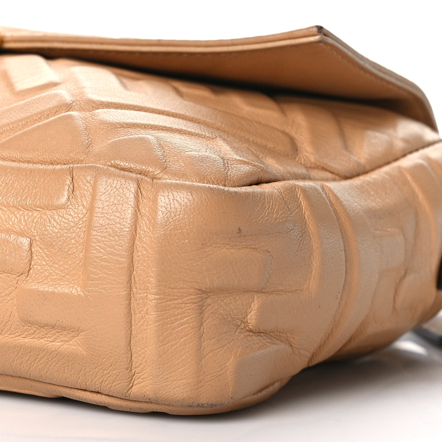 Nappa FF 1974 Embossed Baguette Durian