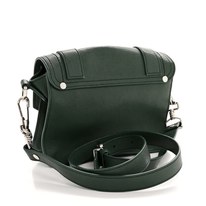 Proenza Schouler Lambskin Mini PS1 Satchel Forest Green 3 of 12