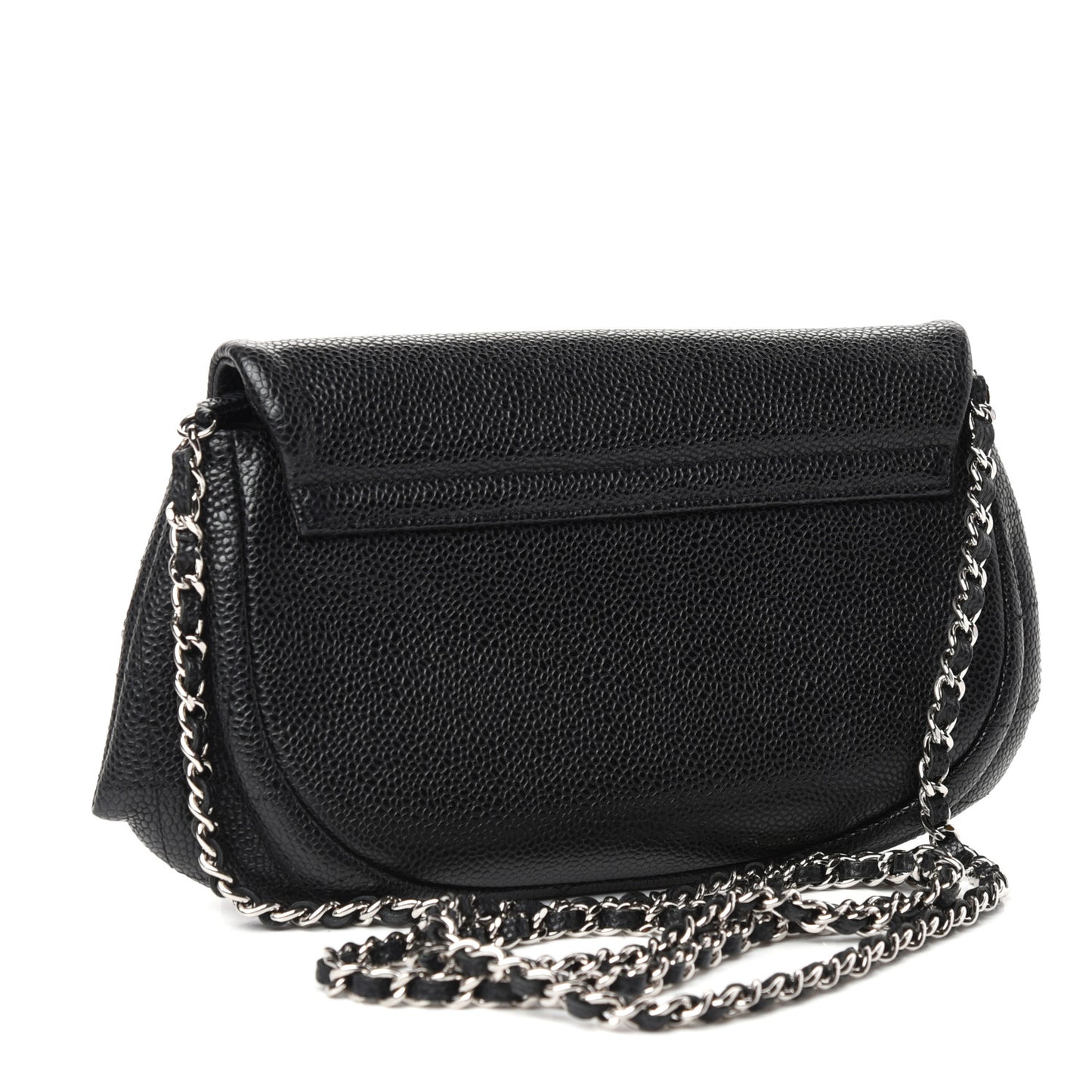 Caviar Half Moon Wallet On Chain WOC Black