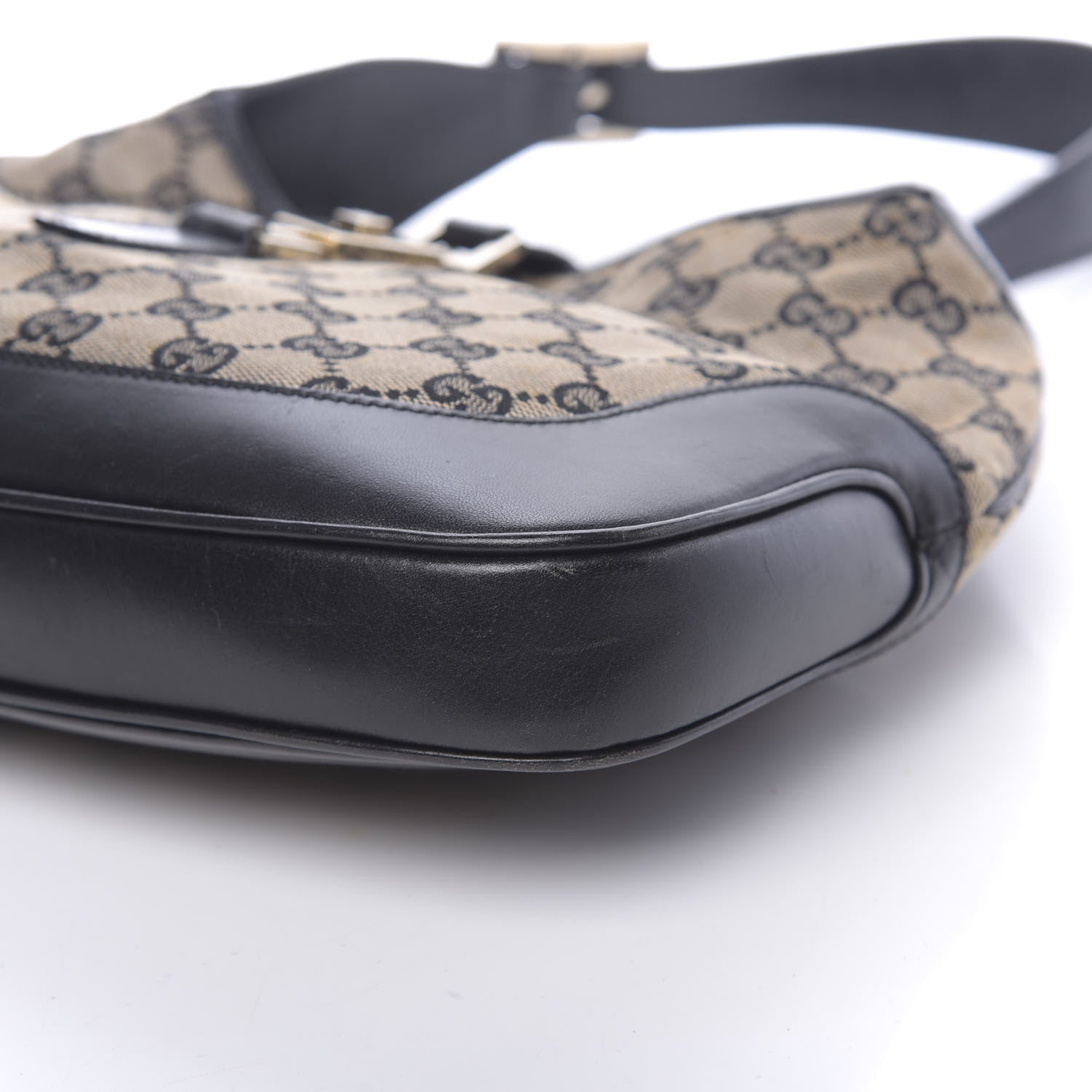 Gucci Monogram Small Jackie O Hobo Black 9 of 10