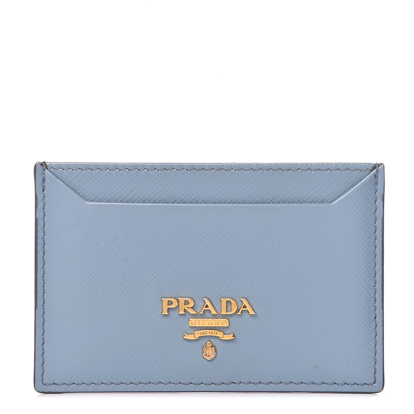 Saffiano Vernice Metal Card Case