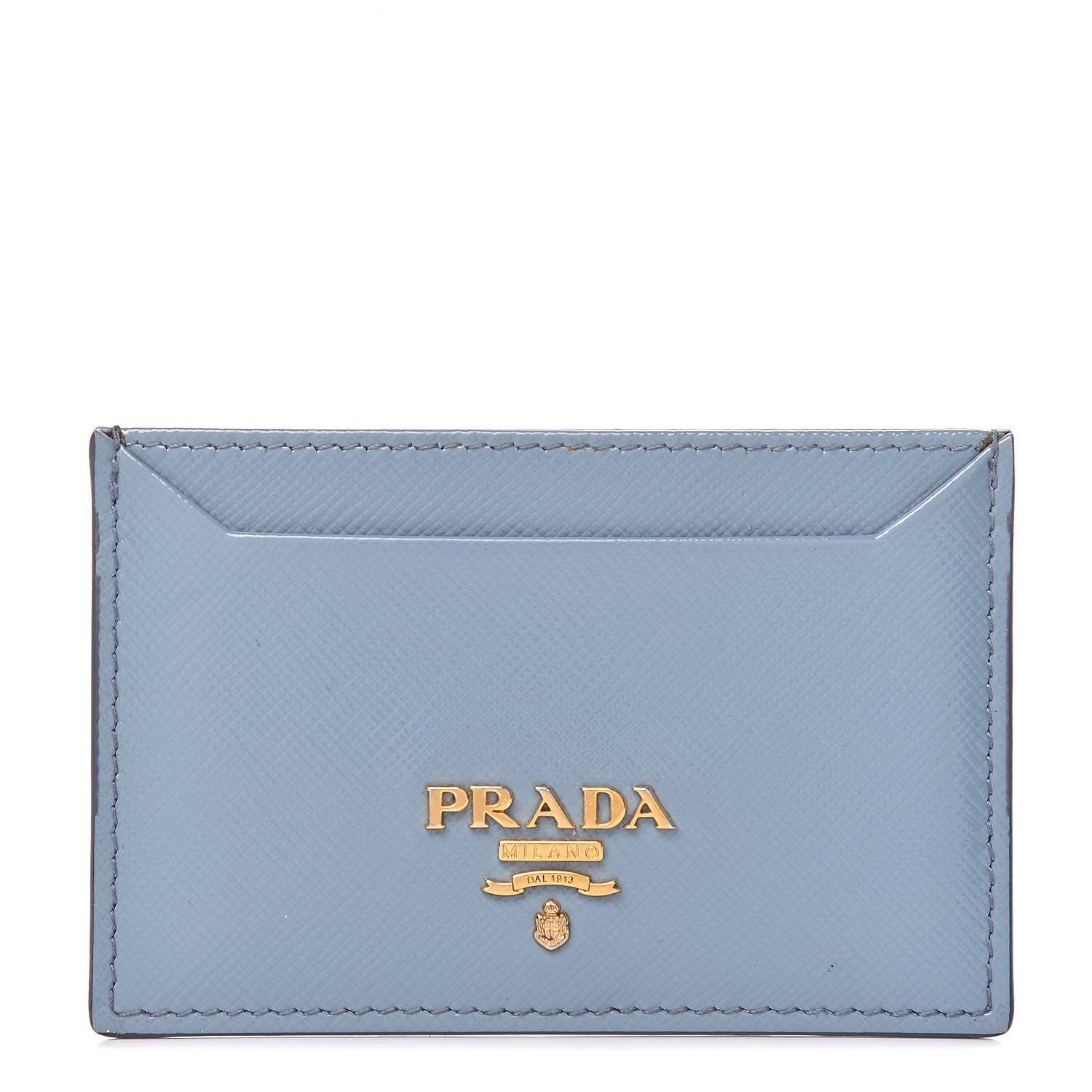 Prada Saffiano Vernice Metal Card Case 1 of 6