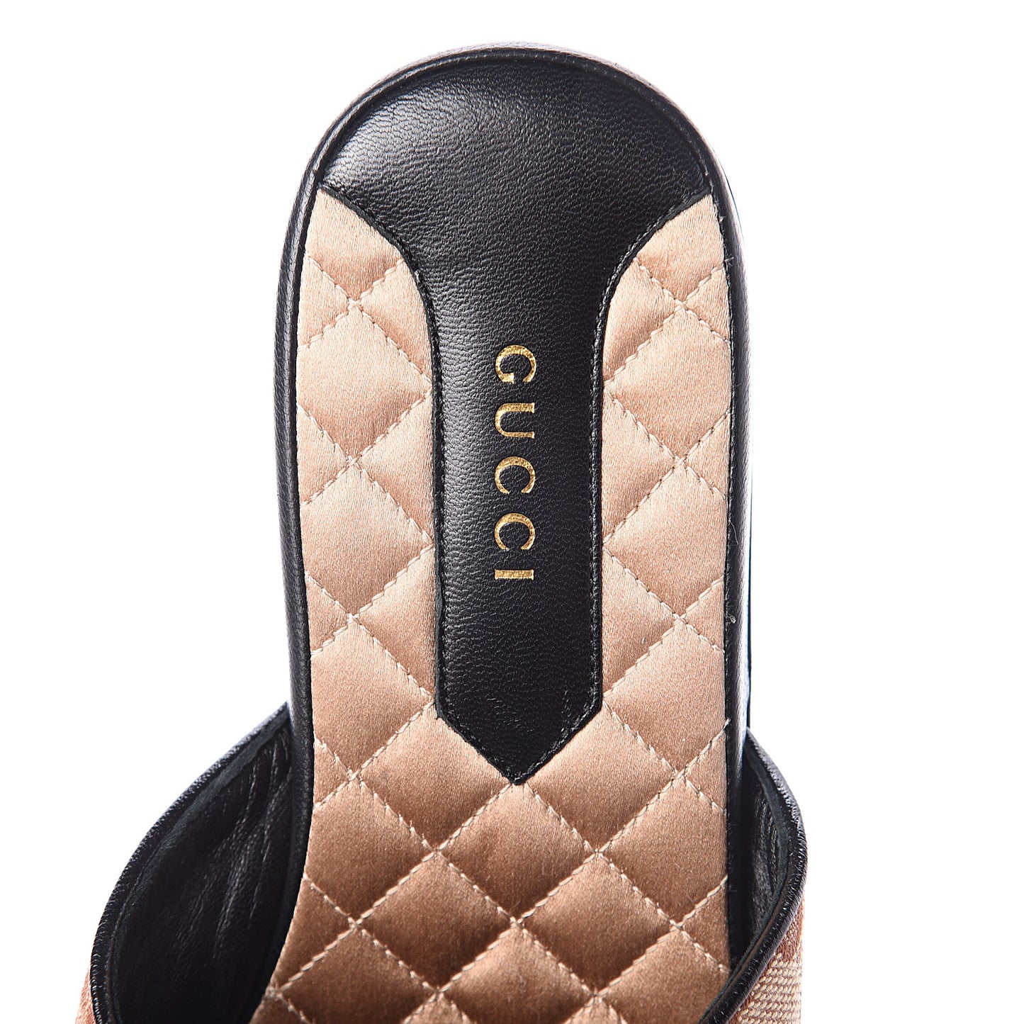 X MLB Monogram NY Yankees Embroidered Womens GG Slippers 36 Beige Ruggine