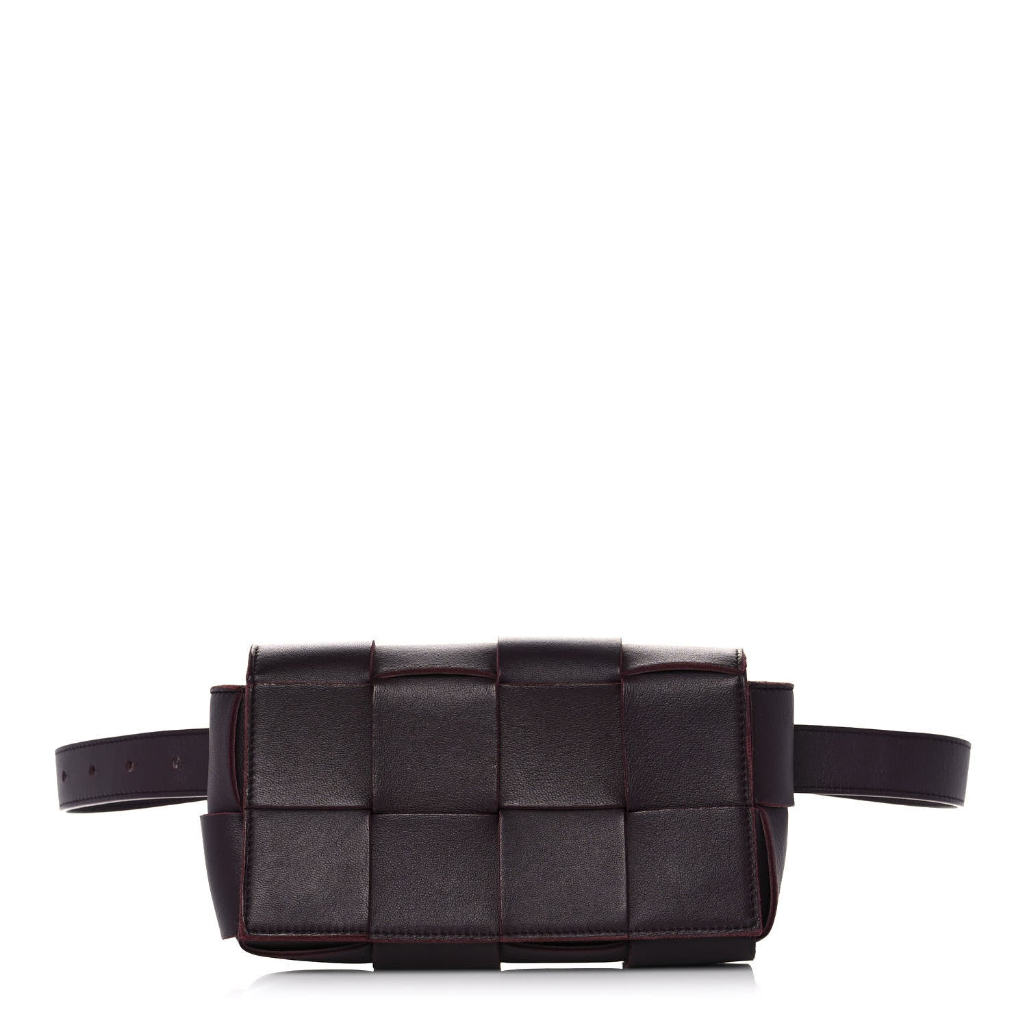 Bottega Veneta Nappa Maxi Intreccio The Belt Cassette Bag Grape 1 of 14