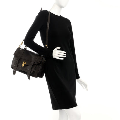 Proenza Schouler Lambskin Medium PS1 Satchel Dark Chocolate 2 of 8