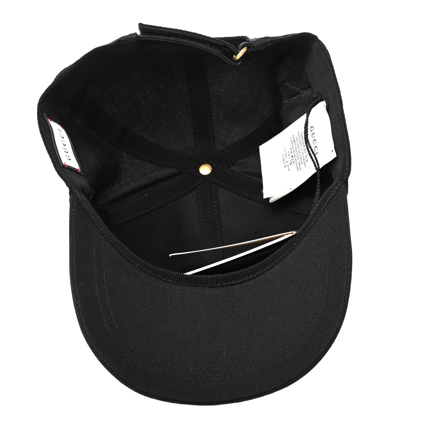 Gucci Cotton Worldwide Baseball Hat L Black 4 of 4