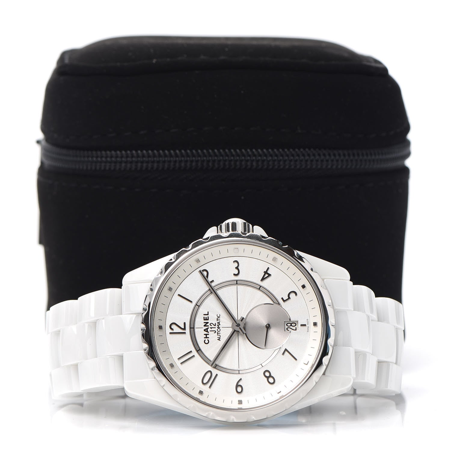 Chanel Stainless Steel Ceramic 38mm J12 Chrono Automatic Watch White 6 of 6