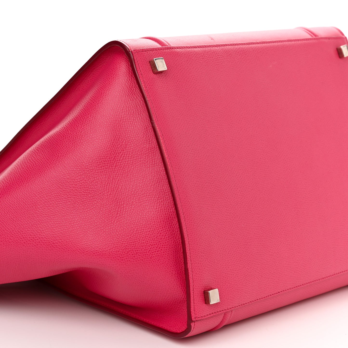 Grained Calfskin Medium Phantom Luggage Fuchsia