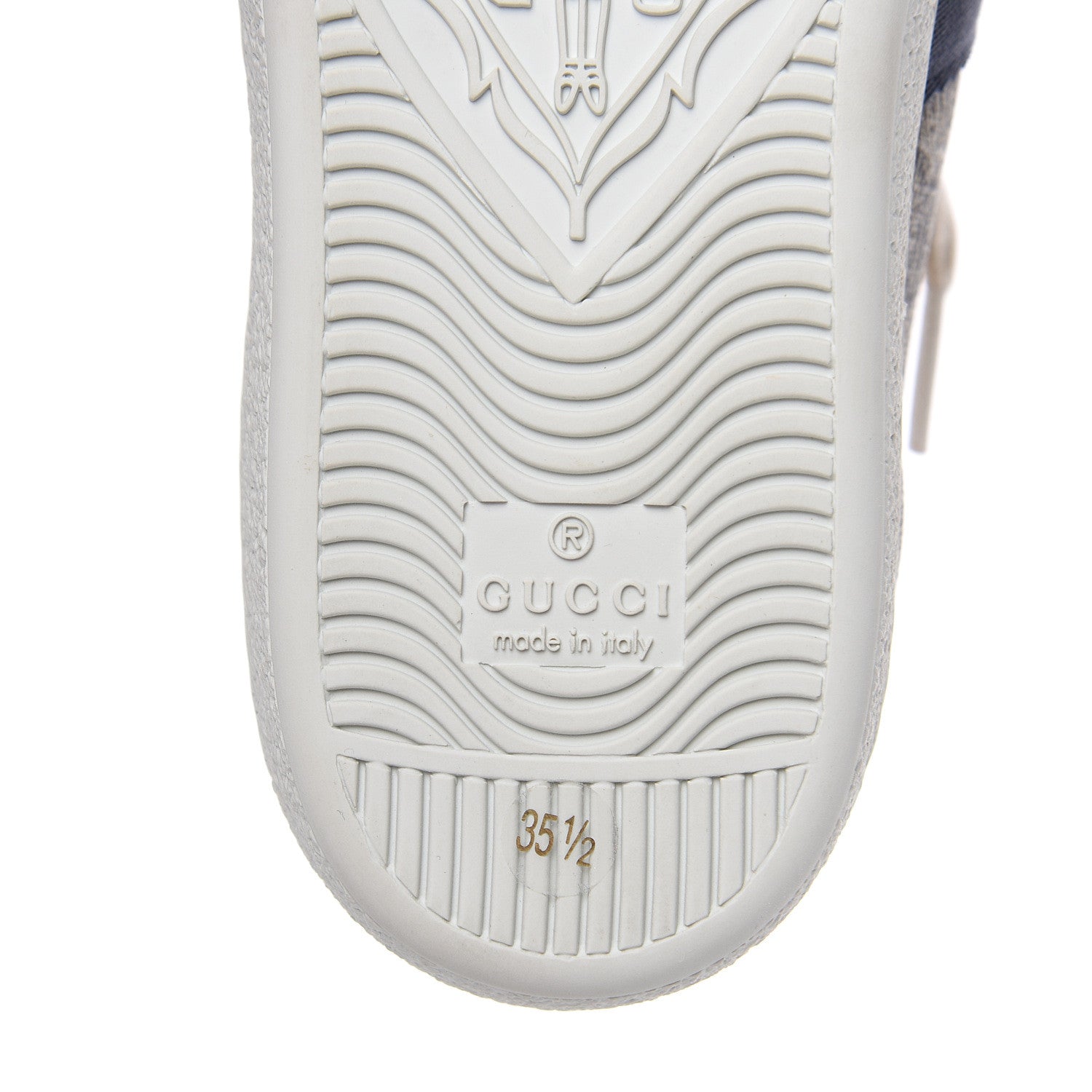 Gucci GG Supreme Monogram Womens Ace Low-Top Sneaker 35.5 Beige 6 of 8