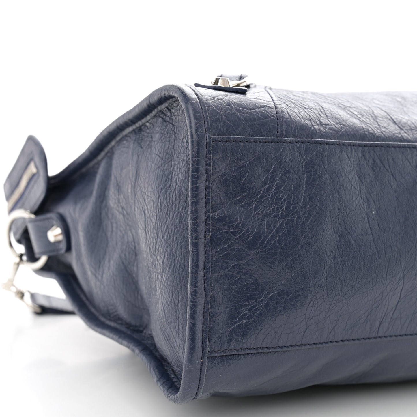 Agneau Classic Silver Hardware City Gris Chartreux