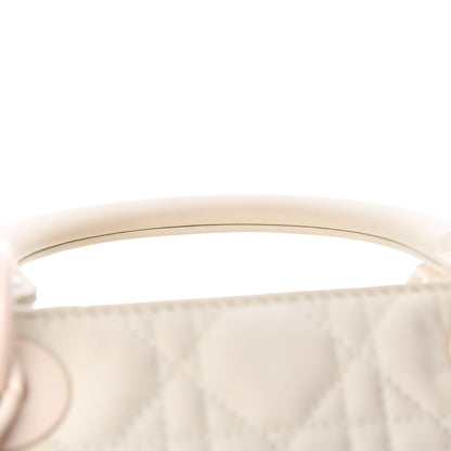 Christian Dior Ultra Matte Calfskin Cannage Medium Lady Dior Latte 13 of 16